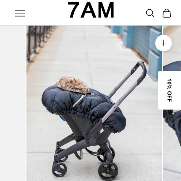 NWT 7AM Enfant Car Seat Cocoon in Tundra Black !! - Picture 4 of 16